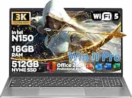 Amazon.co.jp: ノートパソコン16インチ N150 薄型ノートPC